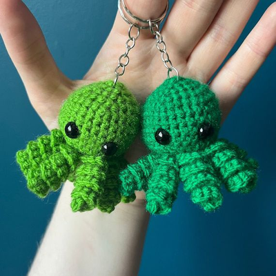 Handmade Keychains - Octopus (1piece)